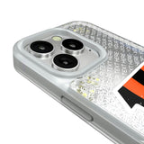 Cincinnati Bengals Personalized EndZone Plus Glitter Phone Case for Apple iPhone