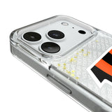 Cincinnati Bengals Personalized EndZone Plus Glitter Phone Case for Apple iPhone