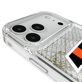Cincinnati Bengals Personalized EndZone Plus Glitter Phone Case for Apple iPhone