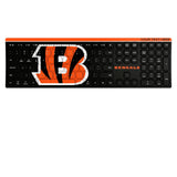 Cincinnati Bengals Personalized Endzone Solid Curved Wireless Keyboard