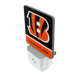 Cincinnati Bengals Personalized Endzone Solid Night Light 2-Pack