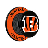 Cincinnati Bengals Personalized Endzone Solid PopSockets Magnetic Phone Grip and Stand
