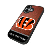 Cincinnati Bengals Personalized Football Bump Phone Case for Apple iPhone