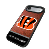 Cincinnati Bengals Personalized Football Bump Phone Case for Apple iPhone
