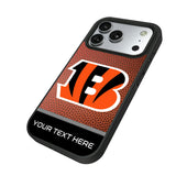 Cincinnati Bengals Personalized Football Bump Phone Case for Apple iPhone