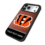 Cincinnati Bengals Personalized Football Bump Phone Case for Apple iPhone
