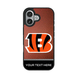 Cincinnati Bengals Personalized Football Bump Phone Case for Apple iPhone 17 Series