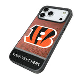 Cincinnati Bengals Personalized Football Bump Phone Case for Apple iPhone