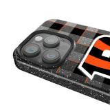 Cincinnati Bengals Plaid Black Bling Phone Case for Apple iPhone