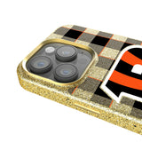 Cincinnati Bengals Plaid Bling Phone Case for Apple iPhone