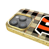 Cincinnati Bengals Plaid Bling Phone Case for Apple iPhone