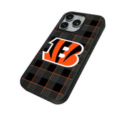 Cincinnati Bengals Plaid MagSafe Compatible Phone Case for Apple iPhone