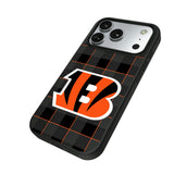 Cincinnati Bengals Plaid MagSafe Compatible Phone Case for Apple iPhone