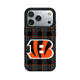 Cincinnati Bengals Plaid MagSafe Compatible Phone Case for Apple iPhone