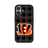 Cincinnati Bengals Plaid MagSafe Compatible Phone Case for Apple iPhone
