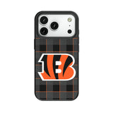 Cincinnati Bengals Plaid MagSafe Compatible Phone Case for Apple iPhone