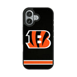 Cincinnati Bengals Stripe Bump Phone Case for Apple iPhone