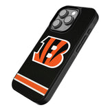 Cincinnati Bengals Stripe Bump Phone Case for Apple iPhone