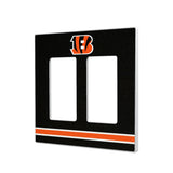Cincinnati Bengals Stripe Hidden-Screw Light Switch Plate