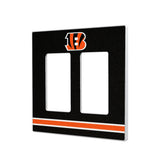 Cincinnati Bengals Stripe Hidden-Screw Light Switch Plate