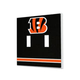 Cincinnati Bengals Stripe Hidden-Screw Light Switch Plate