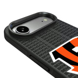 Cincinnati Bengals Text Backdrop Bump Phone Case for Apple iPhone