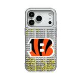 Cincinnati Bengals Text Backdrop Glitter Phone Case for Apple iPhone