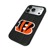 Cincinnati Bengals Text Backdrop MagSafe Compatible Phone Case for Apple iPhone