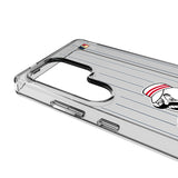 Cincinnati Reds 1953-1967 - Cooperstown Collection Pinstripe Clear Phone Case for Samsung Galaxy