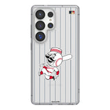 Cincinnati Reds 1953-1967 - Cooperstown Collection Pinstripe Clear Phone Case for Samsung Galaxy