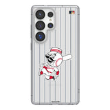 Cincinnati Reds 1953-1967 - Cooperstown Collection Pinstripe Clear Phone Case for Samsung Galaxy