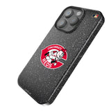 Cincinnati Reds 1974-1992 - Cooperstown Collection Linen Black Bling Phone Case for Apple iPhone