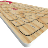 Cincinnati Reds Baseball Bat Curved Wireless Keyboard