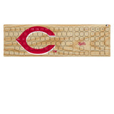Cincinnati Reds Baseball Bat Curved Wireless Keyboard