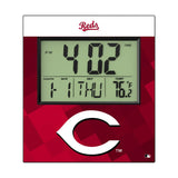 Cincinnati Reds Color Block Wall Clock