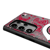 Cincinnati Reds Paisley MagSafe Compatible Phone Case for Samsung Galaxy