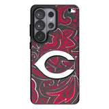 Cincinnati Reds Paisley MagSafe Compatible Phone Case for Samsung Galaxy
