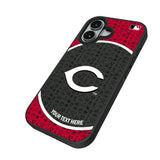 Cincinnati Reds Personalized Circle Bump Phone Case for Apple iPhone