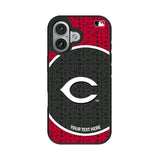 Cincinnati Reds Personalized Circle Bump Phone Case for Apple iPhone