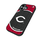Cincinnati Reds Personalized Circle Bump Phone Case for Apple iPhone