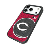 Cincinnati Reds Personalized Circle Bump Phone Case for Apple iPhone