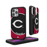 Cincinnati Reds Personalized Circle Rugged Phone Case for Apple iPhone