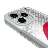 Cincinnati Reds Personalized EndZone Plus Glitter Phone Case for Apple iPhone