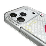 Cincinnati Reds Personalized EndZone Plus Glitter Phone Case for Apple iPhone