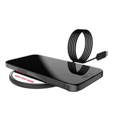 Cincinnati Reds Personalized Endzone Solid 15-Watt Wireless Charger