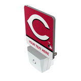 Cincinnati Reds Personalized Endzone Solid Night Light 2-Pack