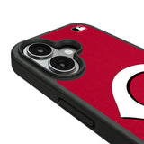 Cincinnati Reds Personalized Stripe Bump Phone Case for Apple iPhone