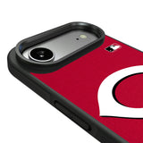 Cincinnati Reds Personalized Stripe Bump Phone Case for Apple iPhone