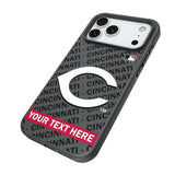 Cincinnati Reds Personalized Tilt Bump Phone Case for Apple iPhone