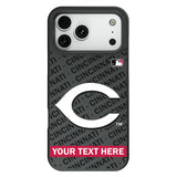 Cincinnati Reds Personalized Tilt Bump Phone Case for Apple iPhone